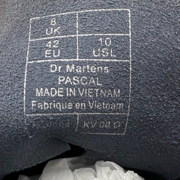 🩶Dr. Martens Doc Martens 1460 Pascal Metallic Pewter Leather Boots Womens 10🩶 - Picture 12 of 12